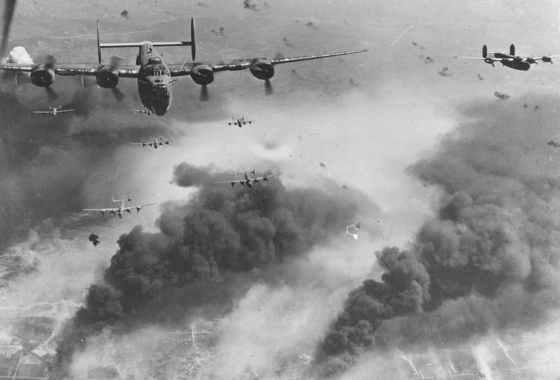 800px-B-24D's_fly_over_Polesti_during_World_War_II