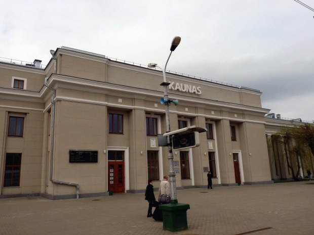 Lithuania train station KAUNAS Kowno