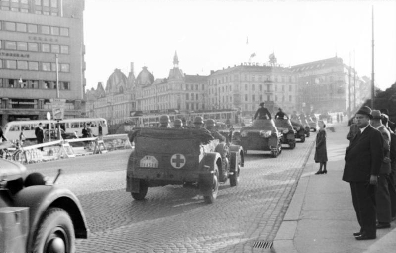 Oslo, deutsche Kfz und Panzer I