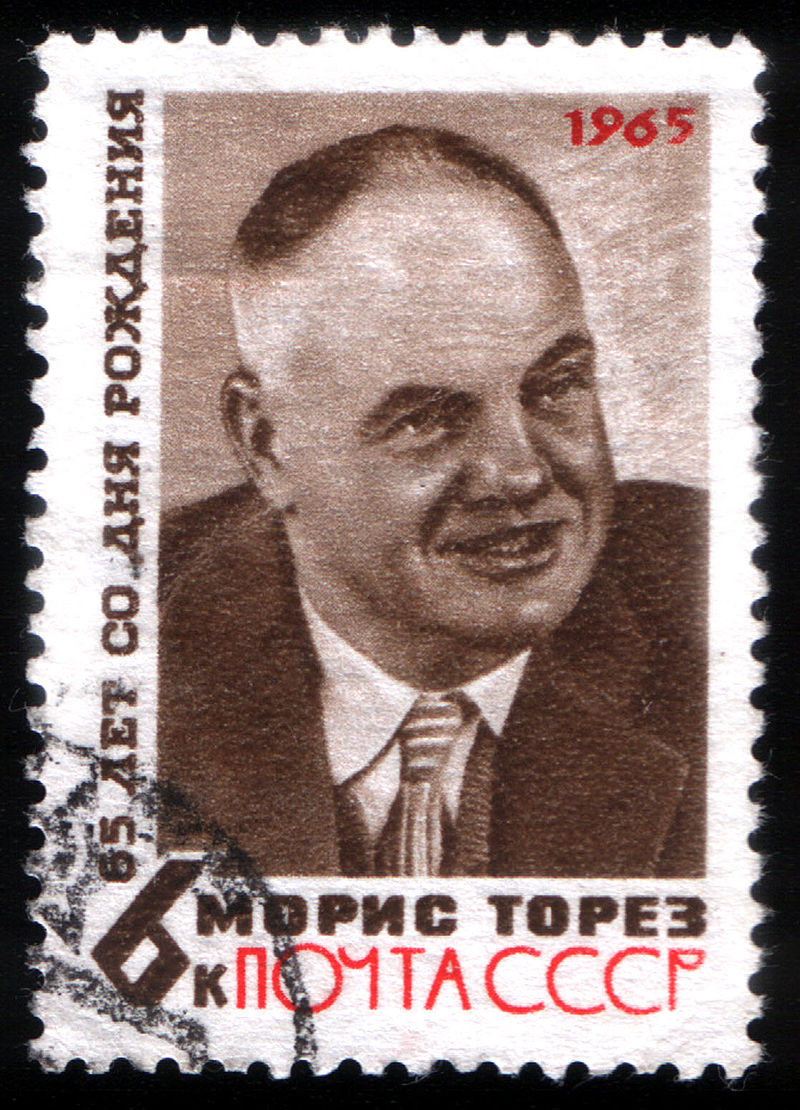 800px-USSR_stamp_M.Thorez_1965_6k