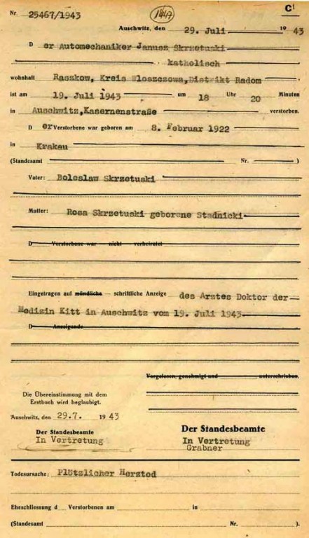 death cert