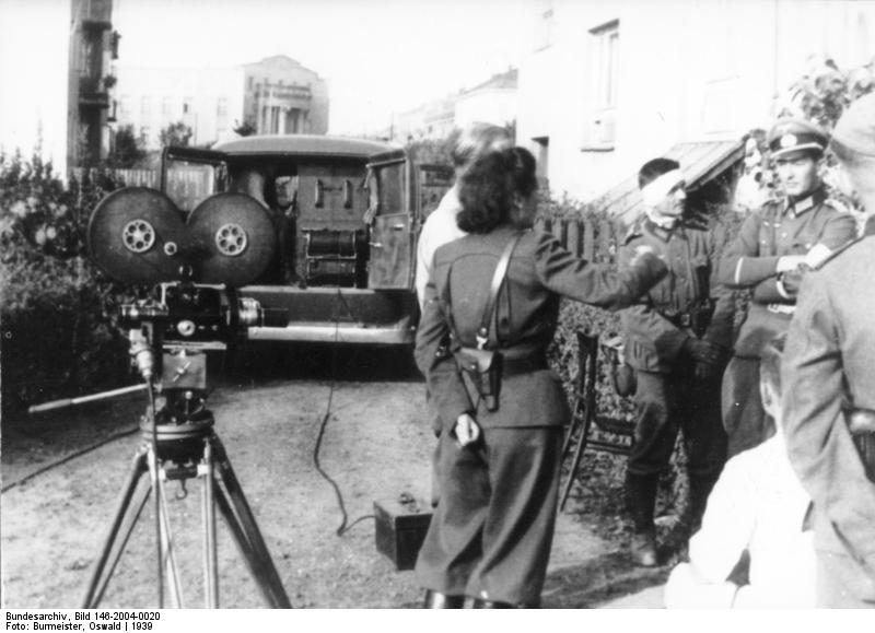 Polen, Truppenbesuch von Leni Riefenstahl
