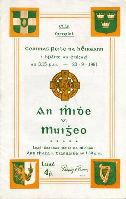 1951_All-Ireland_Senior_Football_Championship_Final_match_programme