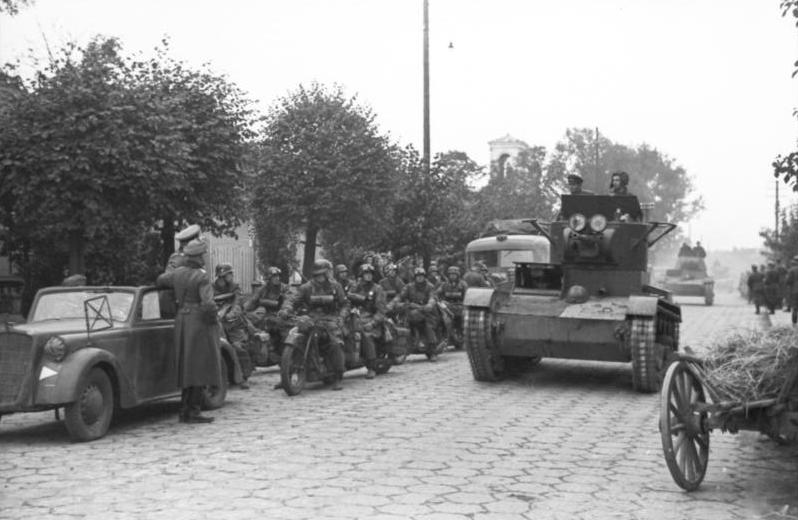 Polen, deutsch-sowjetische Siegesparade, Panzer
