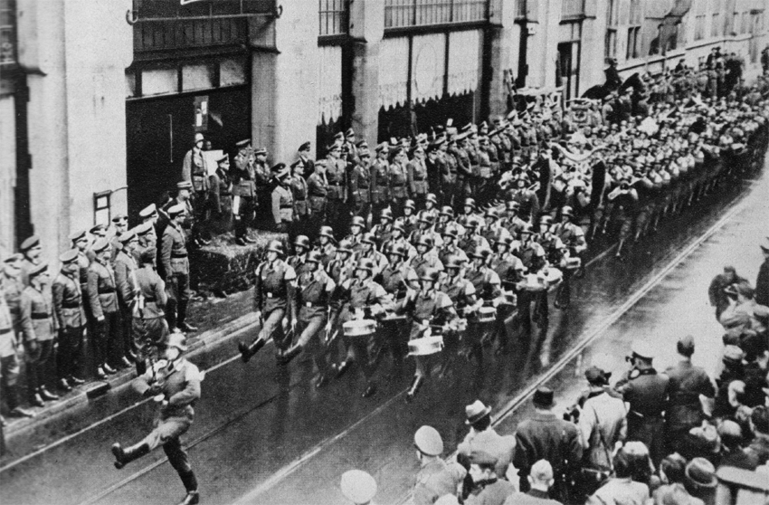 Tzedakah-Nazis-march-into-AMS