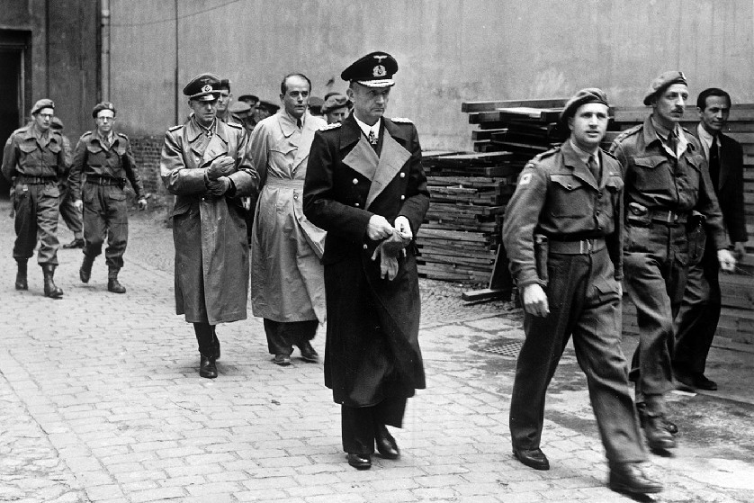 Alfred Jodl, Albert Speer And Karl Dönitz Submit To Capture By The British